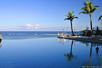 Vacationland At The Seaside 1 － Landscape Wallpapers   Free ...