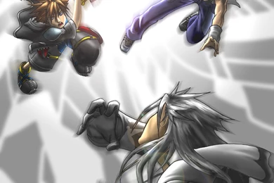 Brunettes Kingdom Hearts Rikku Sora