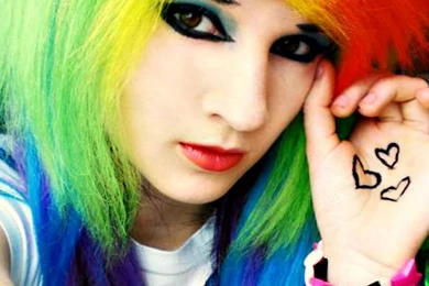 Emo Rainbow Girl HD Wallpapers   Stylish HD Wallpapers
