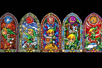 Wind Waker Stained Glass Wallpapers : Zelda