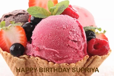 Supriya Ice Cream & Helados Y Nieves   Happy Birthday   YouTube
