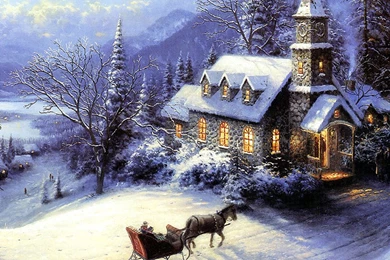 Thomas Kinkade Twitter Cover & Twitter Backgrounds