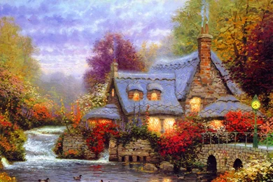 Thomas Kinkade Summer Wallpapers Full HD