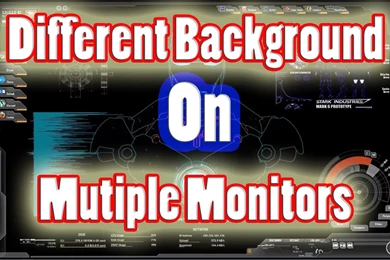 How Do I Get Different Backgrounds On Multiple Monitors   YouTube