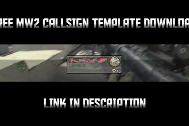MW2 CALLSIGN TEMPLATE LINK IN DESCRIPTION!!!   YouTube