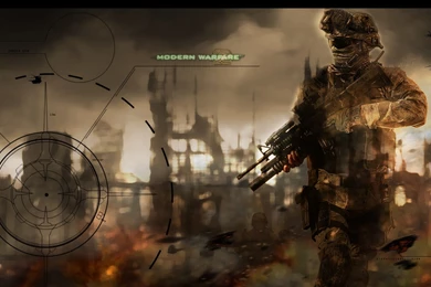 Download Wallpapers 2560x1024 Call Of Duty Modern Warfare 2, Mask ...