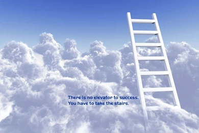 There Is No Elevator To Success