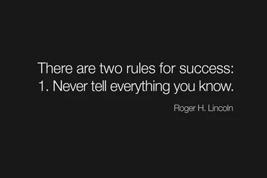 Rules Text Only Lincoln Success Wallpapers