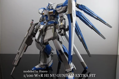 1/100 W+R III Hi Nu Gundam Extra Fit: Modeled By Hanco ...