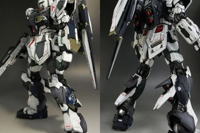 MG Nu Gundam Ver.Ka: A Little Weathered With A Badass Color Scheme ...