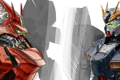 Remember The Sazabi Fan Art I Did While Ago? Back With Nu. Gundam ...