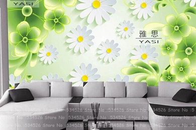 Beautiful 3d Landscape Photo Washable Wallpapers Tapetes Papel De ...