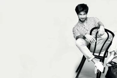 Shahid Kapoor Black In White HD Photos