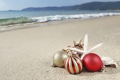 Christmas On Beach