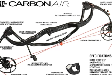 PSE Releasing New, Lightweight Carbon Air Compound Bow