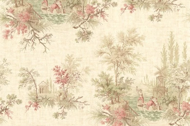 Shop Toile Wallpapers Pattern Products On Houzz
