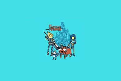 Adventure Time Blue Final Fantasy Wallpapers