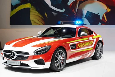2015 Mercedes AMG GT S Fire Department Edition Wallpapers