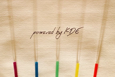 Wallpaper: Powered By KDE