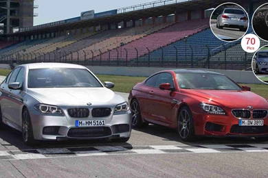 2014 BMW M5 Competition Package And M6   Front