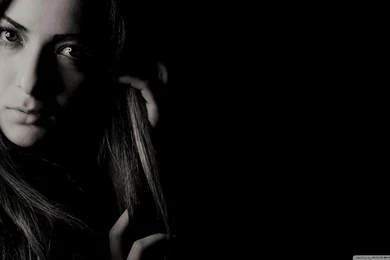 Girl In Black And White Photo HD Desktop Wallpapers : Widescreen ...