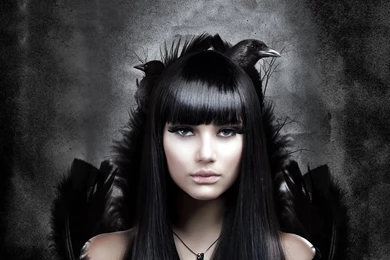 Black Crow Girl Wallpapers