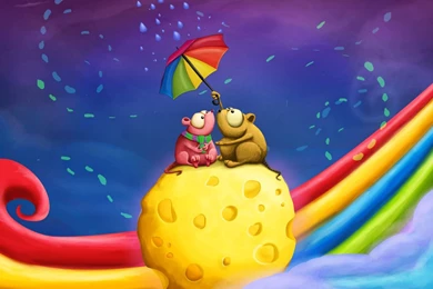 Blackberry Cute Mice Backgrounds