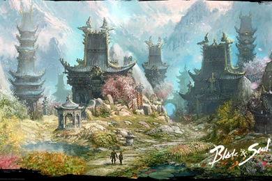Video Games Fantasy Art Artwork MMORPG Villages Blade And Soul ...