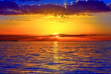 HD Morning Sunrise In The Sea Wallpapers 1080p Full Size ...