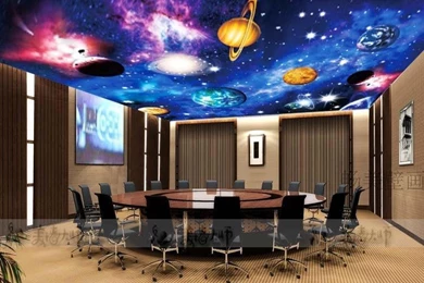 Large Ceiling Wallpapers Mural Wallpapers Ceiling Space Universe ...