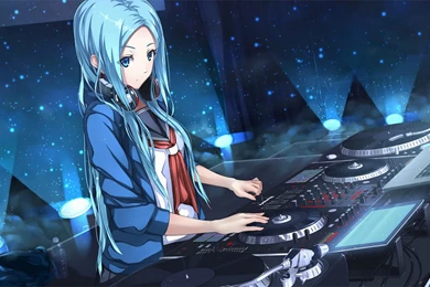 DJ Anime Girl Wallpapers HD For Desktop Of Nightcore Anime