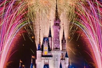 Fireworks Over Cinderella Castle HD Desktop Wallpapers : Widescreen ...