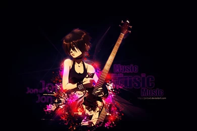 Anime Guitar Girl Wallpapers Wallpapers