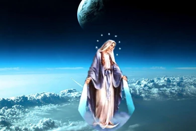 VIRGIN MARY WALLPAPER   (