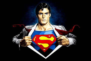 Cartoon Superman Logo Wallpapers