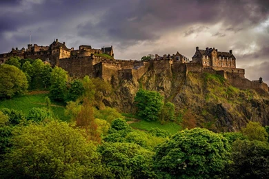 1366x768 Edinburgh Castle Great Britain Wallpapers