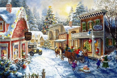 Christmas Village Wallpapers