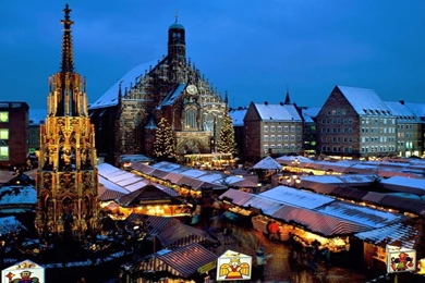 Christmas Village Snowy Wallpapers In HD 2016 17