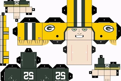 DeviantArt: More Like Clay Matthews Packers Cubee By Etchings13