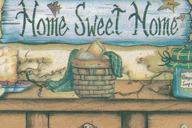 Brewster Green Home Sweet Home Border Wallpapers   15179616 ...