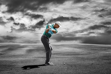 Tiger Woods Nike Velocity Glow Stripe Polo Wallpapers