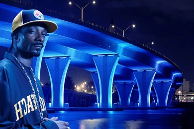 Rappers Wallpapers : Snoop Dogg 3d Blue Wallpapers   Urbannation