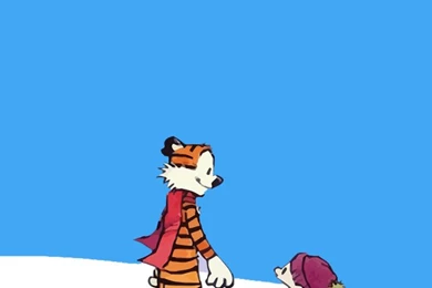 Calvin And Hobbes Snow Walk iPhone 5 Wallpapers / IPod Wallpapers HD ...