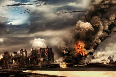 Dual Monitors Zombie Wallpaper Backgrounds