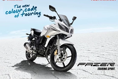 2011 New Yamaha Fazer In White Color