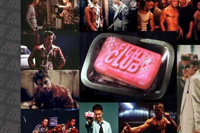 Brad Pitt Edward Norton Fight Club Wallpapers   (
