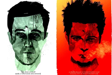 Fight Club Tyler Durden Brad Pitt Edward Norton