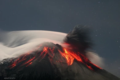 Download HD Nature, Landscape, Clouds, Trees, Volcano, Eruption ...