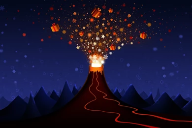 Volcano Gifts Explosion Holidays