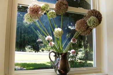 Feathering My Nest: I Painted Over Wallpapers And Got Old World Texture